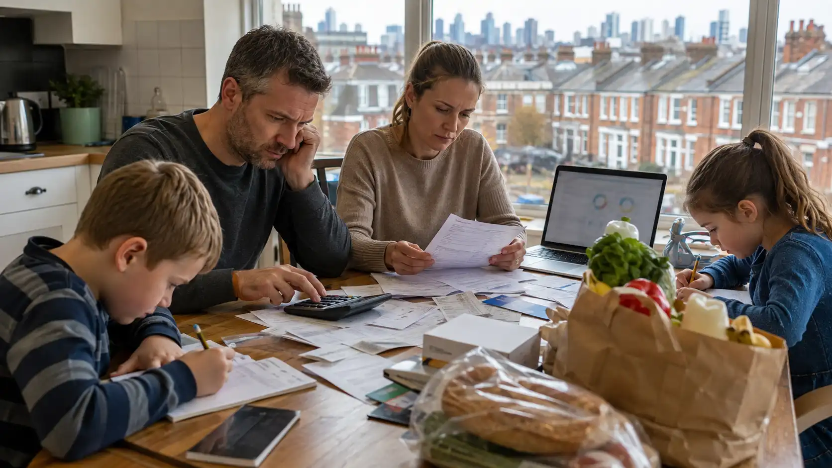 how are rising living costs affecting families london